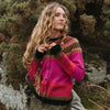 Person wearing an Eribe cardigan in a natural setting